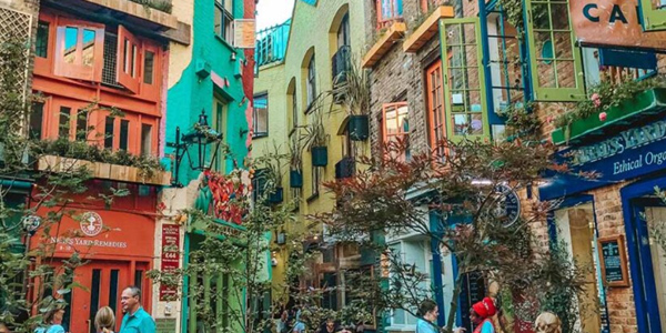 One of the cute street establishments suitable for a date in Covent Garden