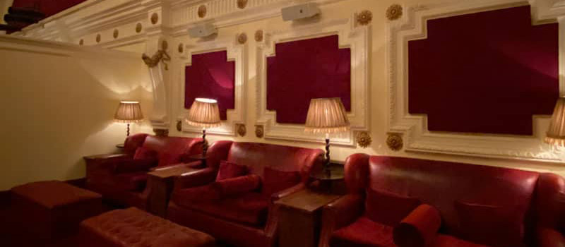 Comfy seats at the Portobello Cinema