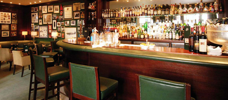 View of the interior Bar Americain