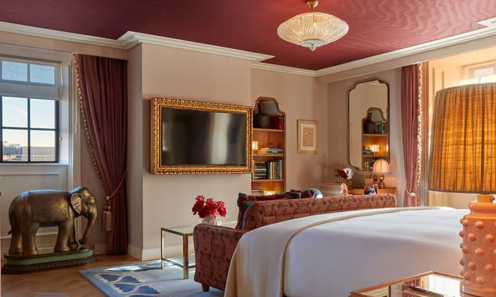 Inside one of the rooms at Broadwick Soho